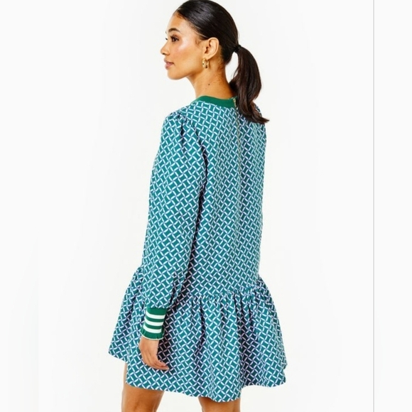 Addison Bay Womens Crew Neck Long Sleeve Back Zipper Closure Mini Dress Size XL. - Picture 14 of 14